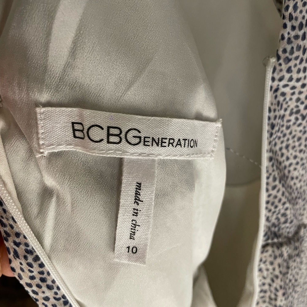 Bcbgeneration Backless White And Black Dress - image 3